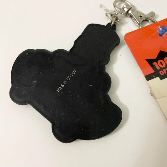 Lot of 6 The Simpsons Toys Keychains Bart Krusty the Clown Maggie Groundskeeper - Picture 7 of 16